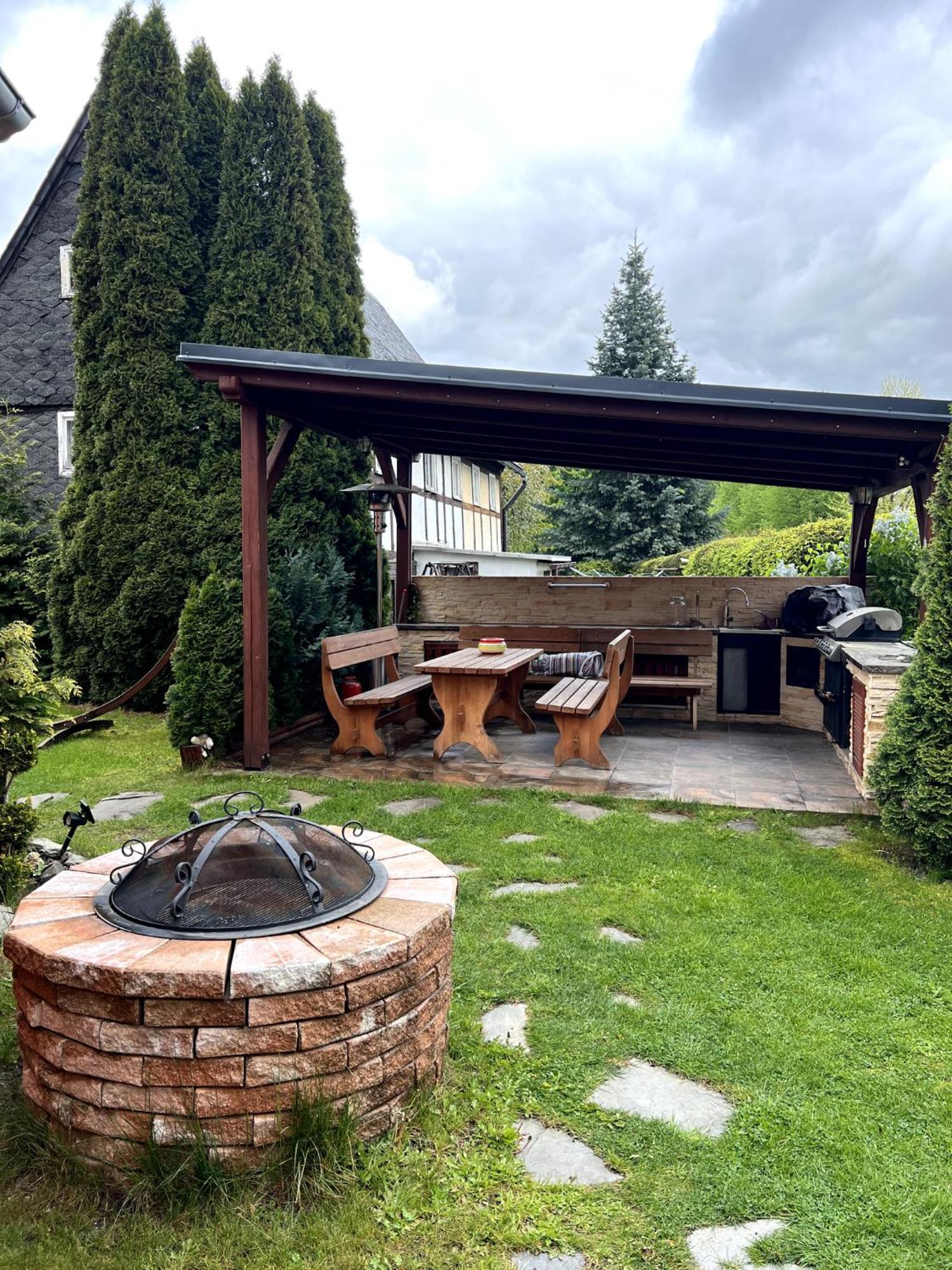 Haus Mit Pool Großschönau Exterior foto